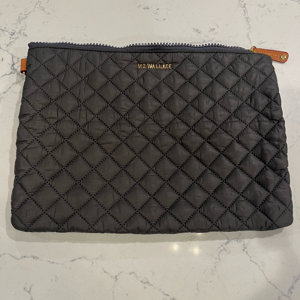Grey MZ Wallace clutch, never used